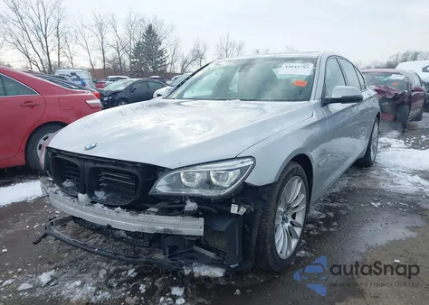 2013 BMW 750I xDrive from USA, damaged, VIN WBAYB6C52DC998192